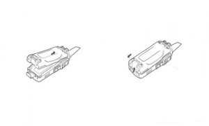 Cách tháo pin bộ đàm 8