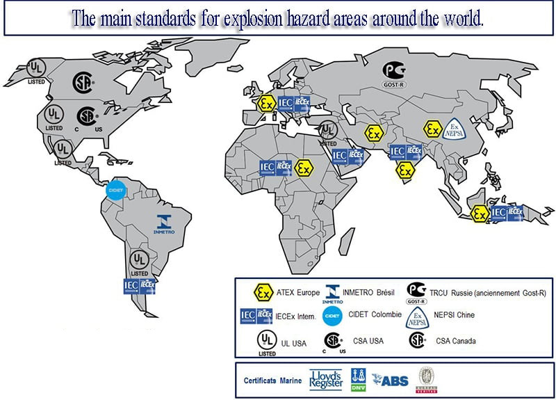 Các tiêu chuẩn quốc tế đối với yêu cầu và tiêu chuẩn an toàn bộ đàm chống cháy nổ 1 Các tiêu chuẩn quốc tế đối với yêu cầu và tiêu chuẩn an toàn bộ đàm chống cháy nổ 1