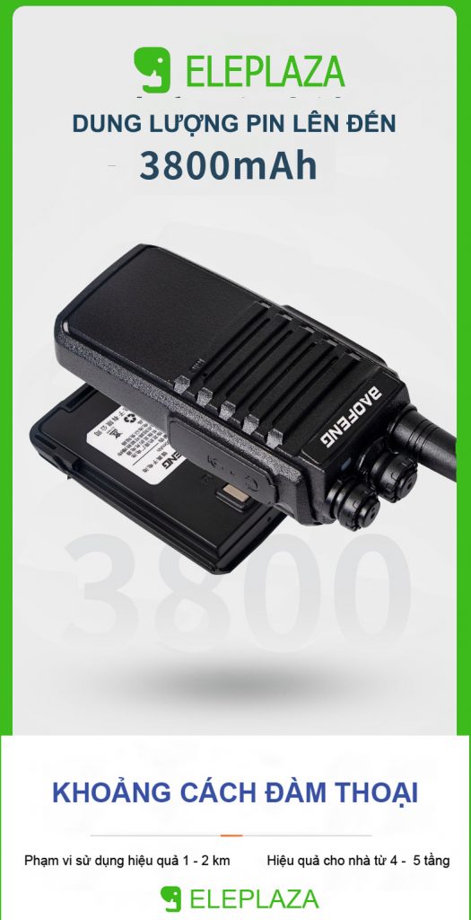 Bộ Đàm Baofeng BF-E50 8 Bộ Đàm Baofeng BF-E50 9